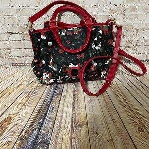 EUC Dooney & Bourke Disney Woodland Christmas mini Barlow